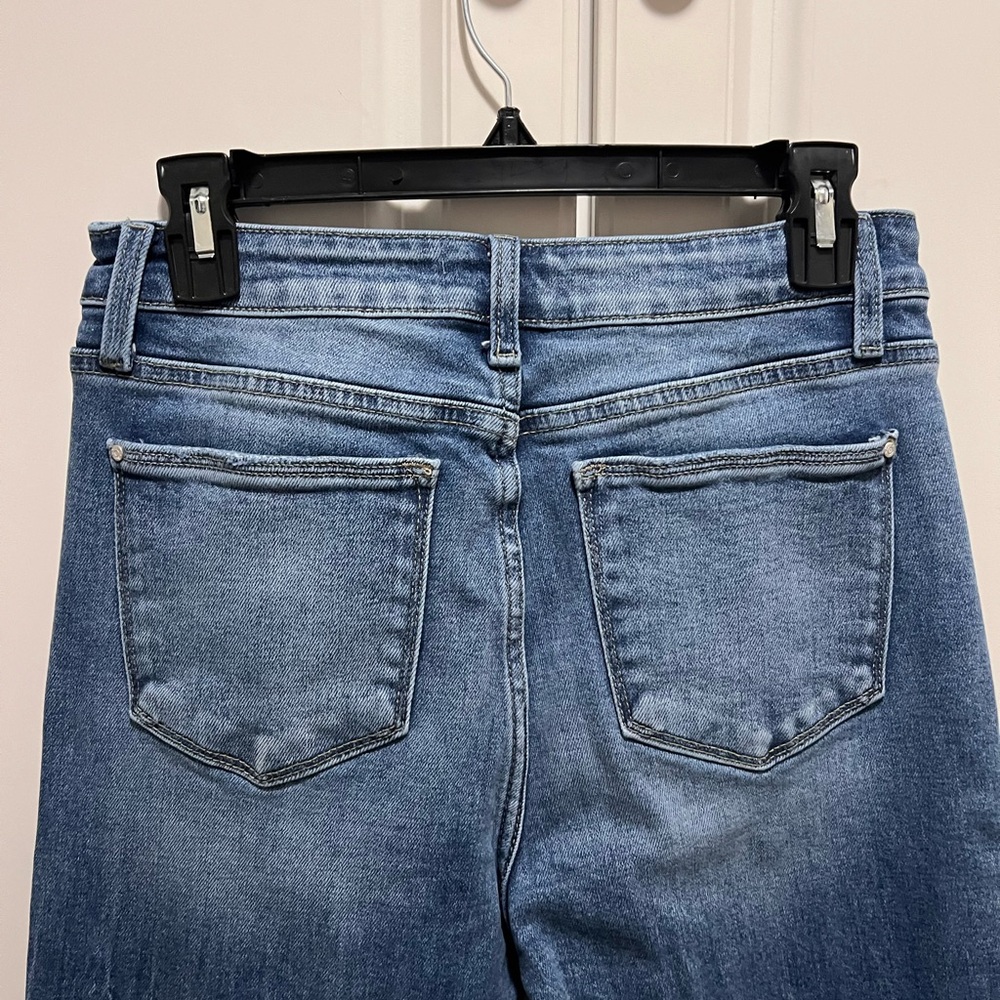 *New Petra 153 High Rise wide leg cuffed Distressed Jeans Sz 28 - Picture 11 of 13